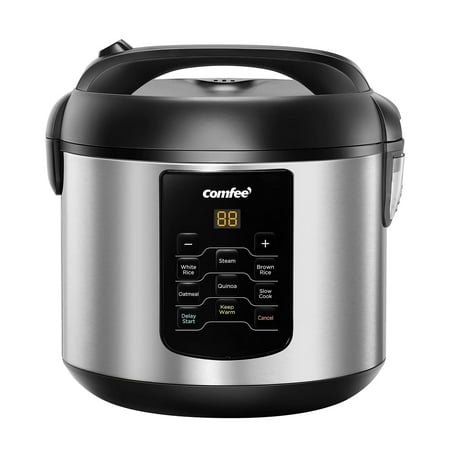 COMFEE' 2-qt Rice Cooker, 6-in-1, One-Touch