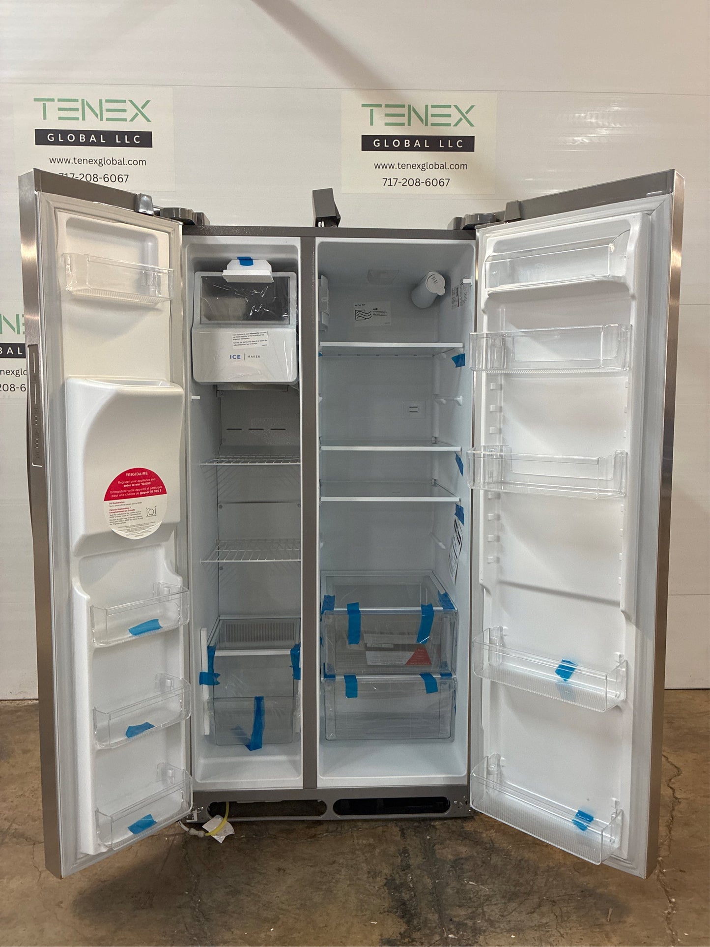 Frigidaire 36 in. 25.6 cuft Side by Side Fridge