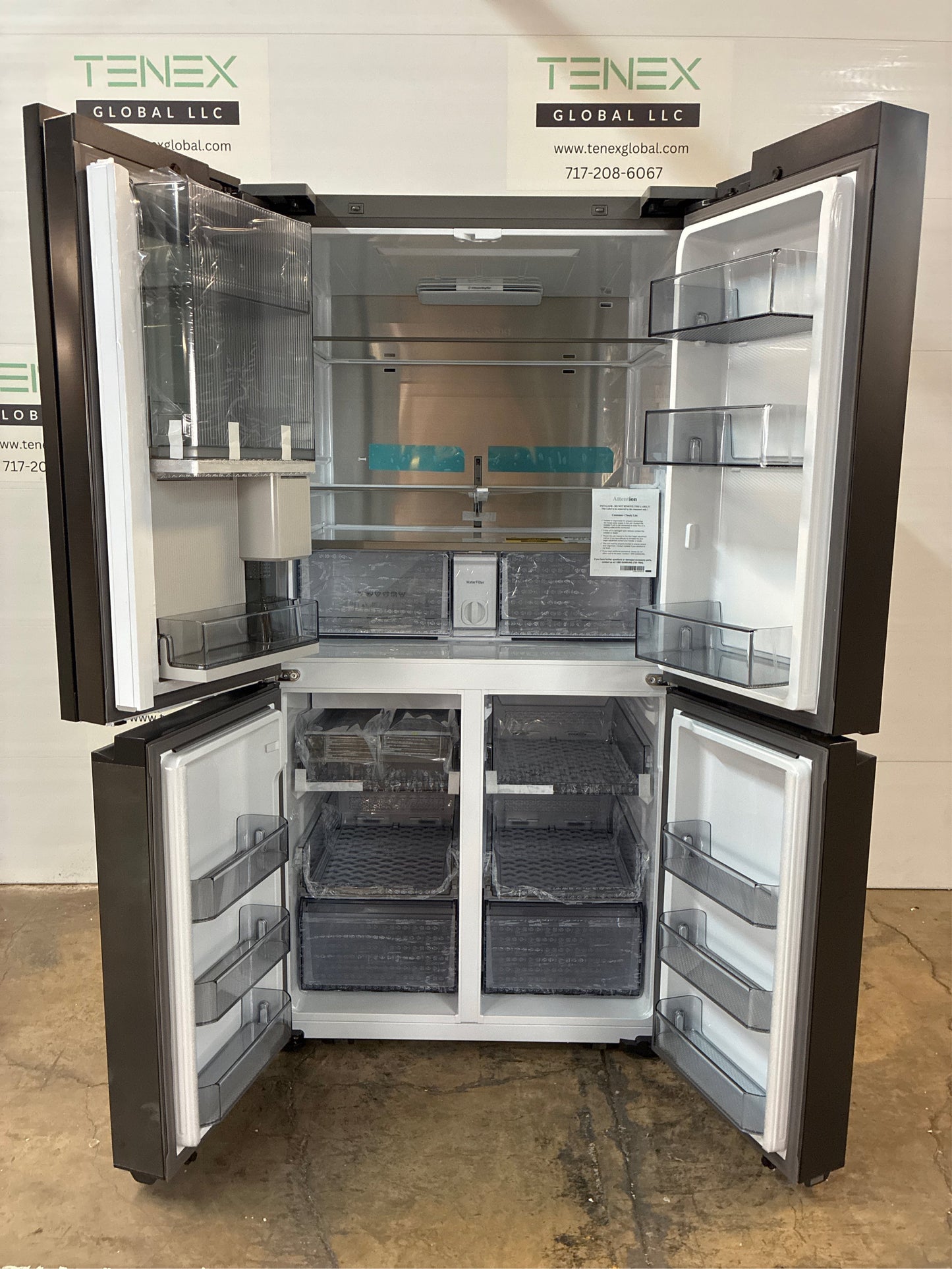 Samsung Bespoke 29 cu.ft. 4-Door Refrigerator, White