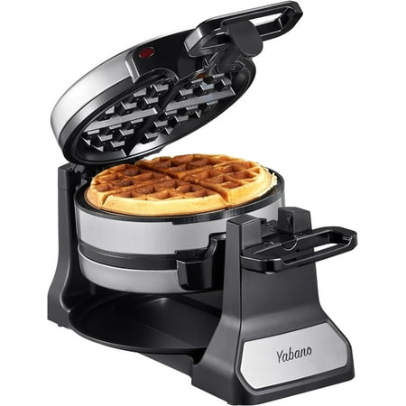 Rotating Waffle Iron Nonstick Plates Yabano