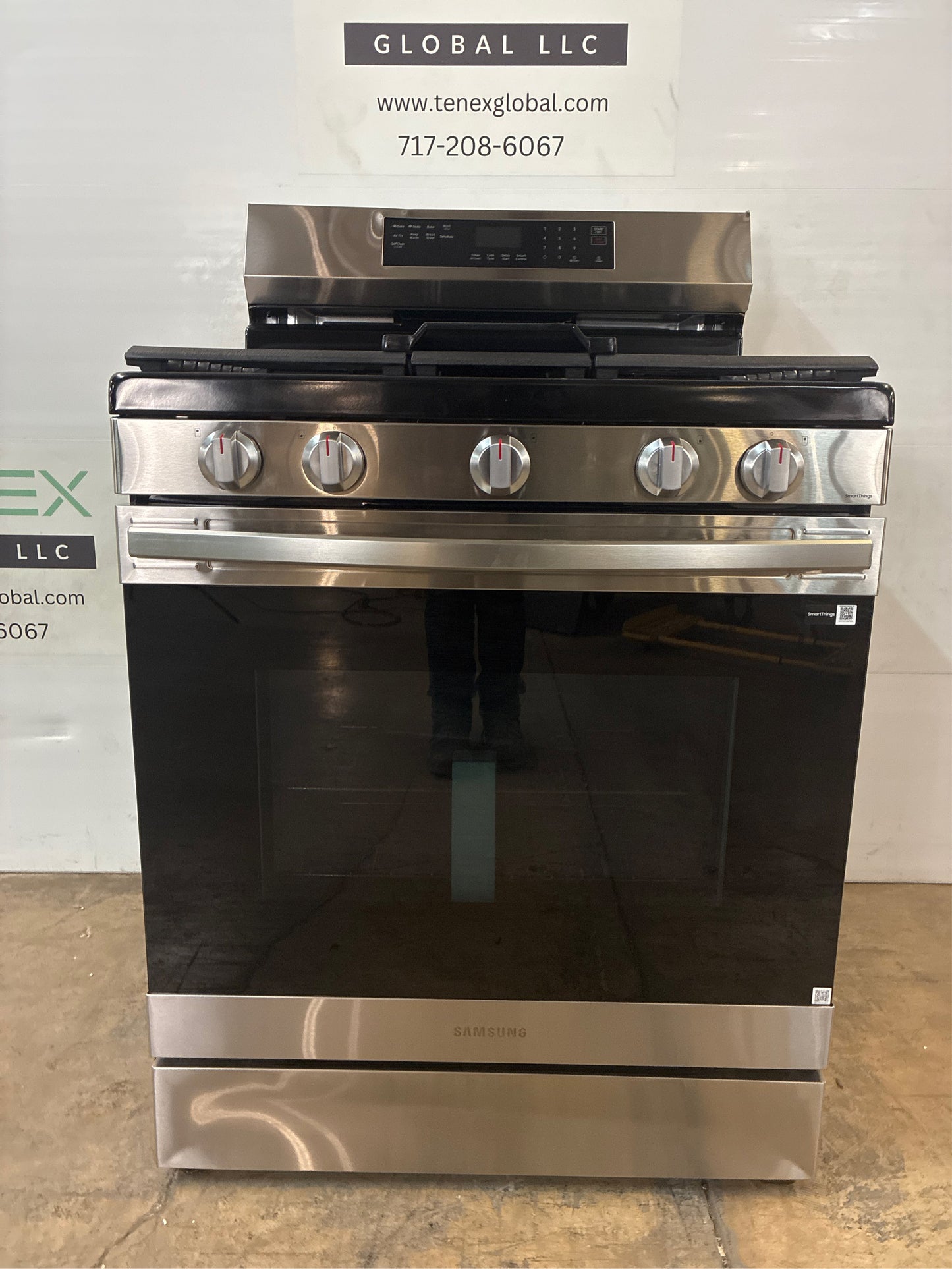 Samsung 30, 5-Burner Gas Range with Air Fry