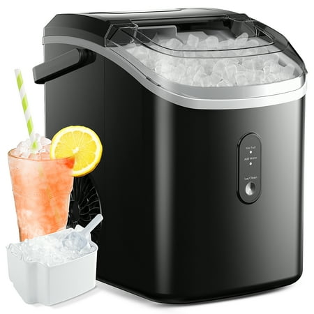SIMZLIFE Nugget Ice Maker, Portable, 34lbs