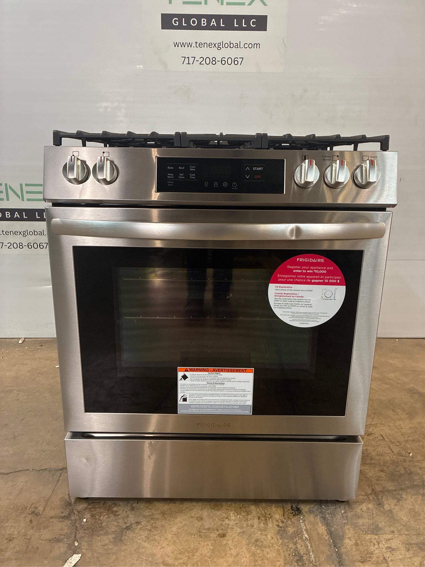 Frigidaire 30" 5-Burner Gas Range