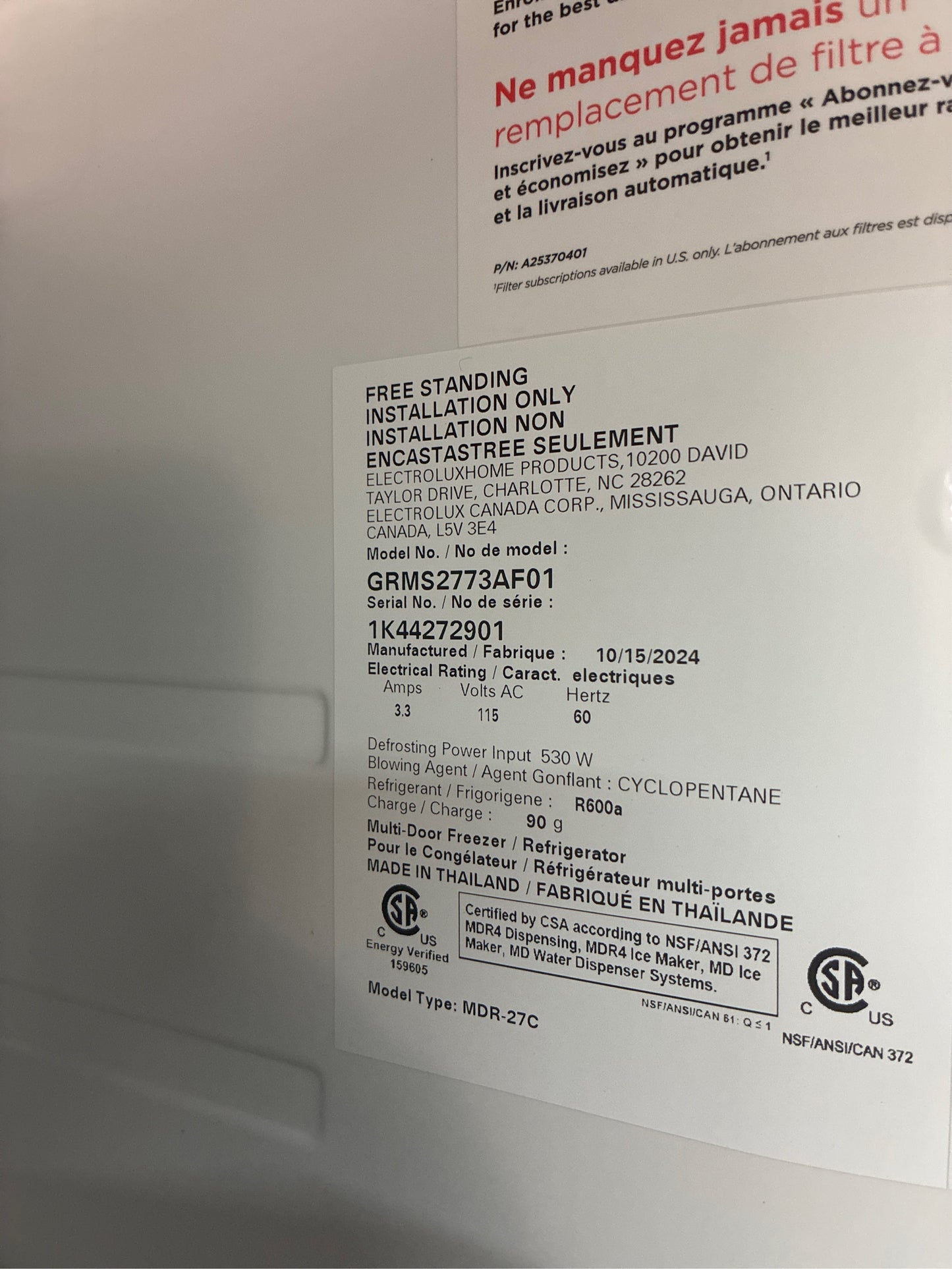 Frigidaire 26.3-cu ft French Door Refrigerator