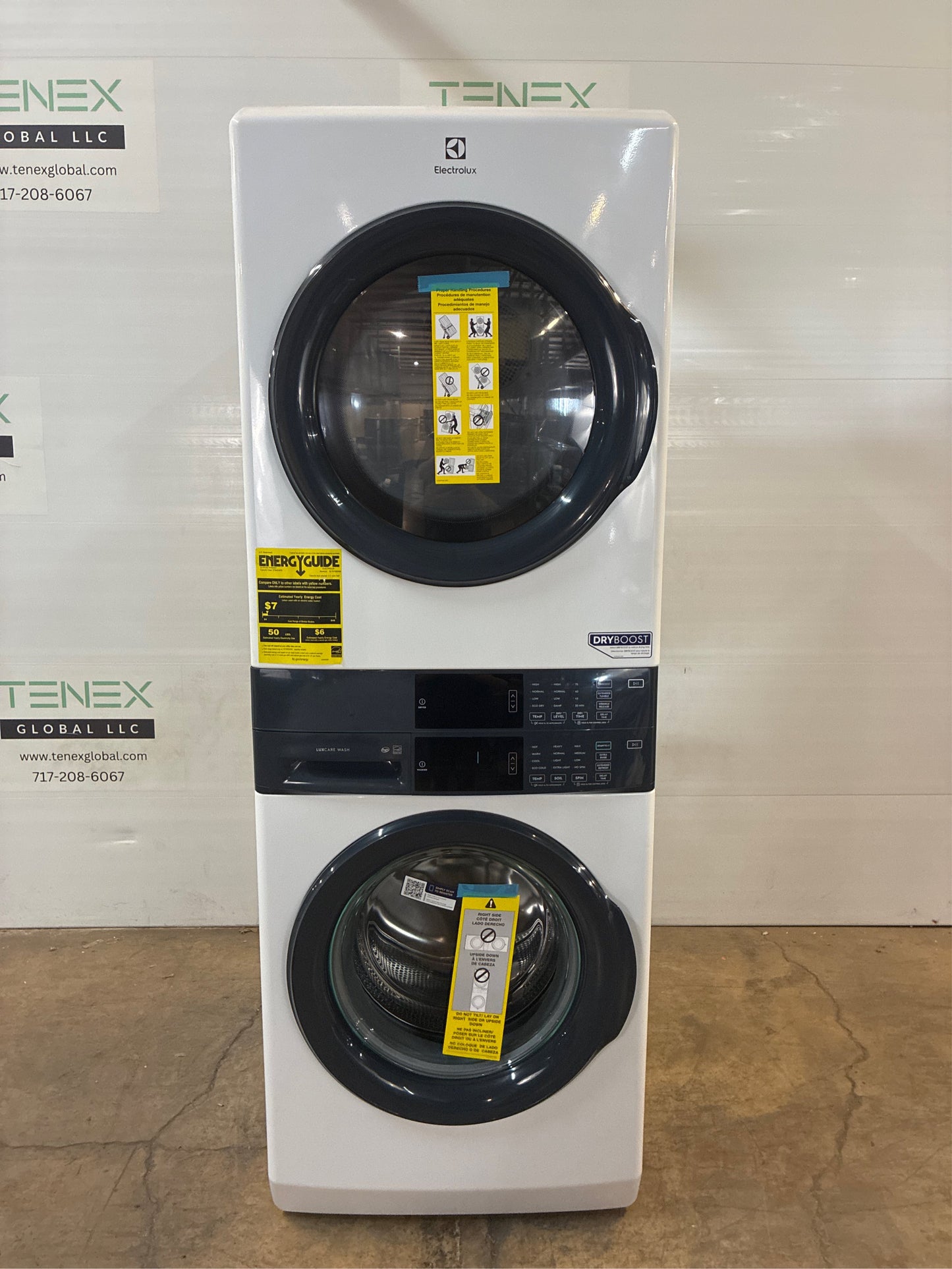 Electrolux Washer and Gas Dryer Laundry Tower