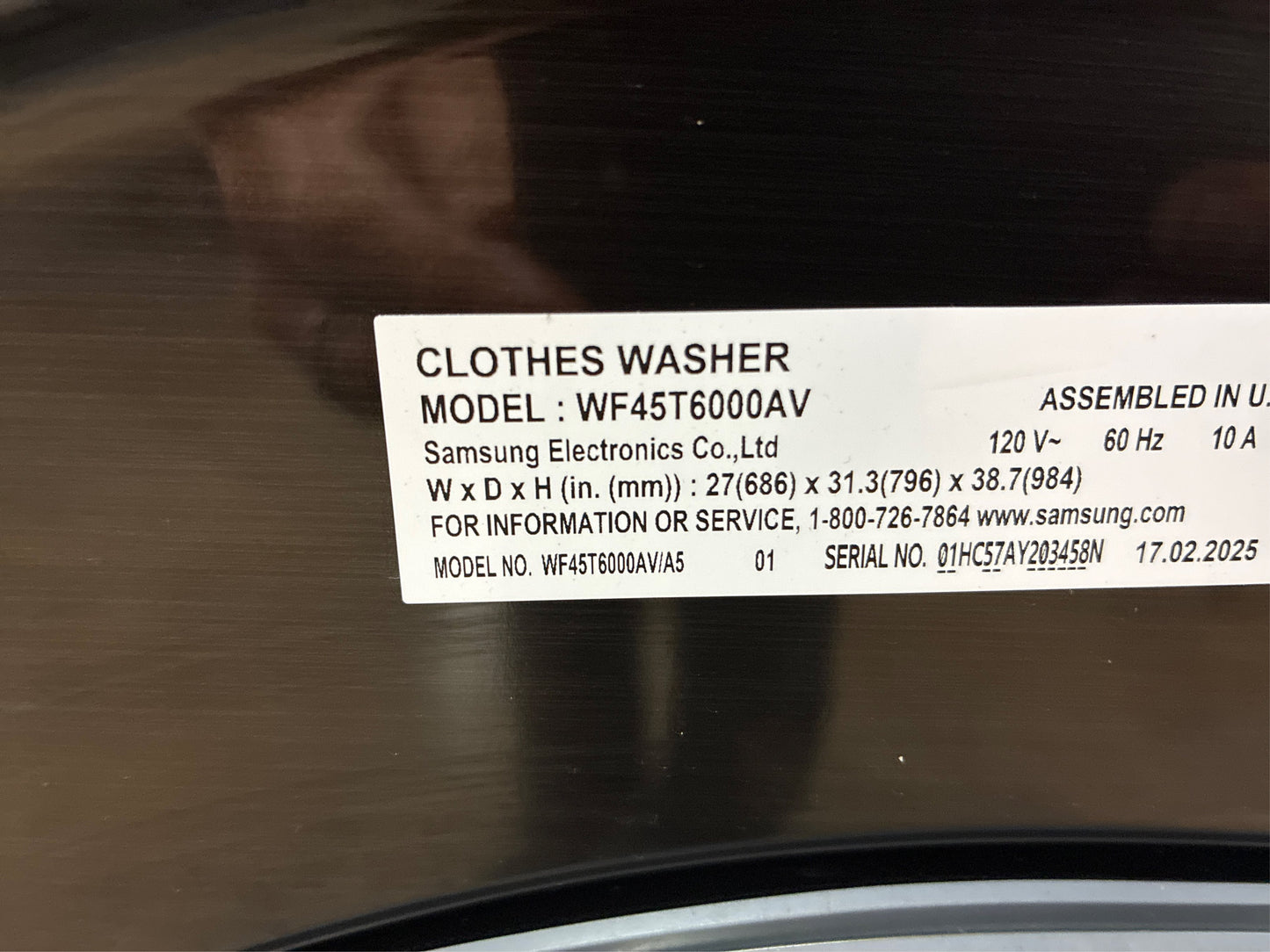 4.5 cu. ft. Front Load Washer with Self-Clean+