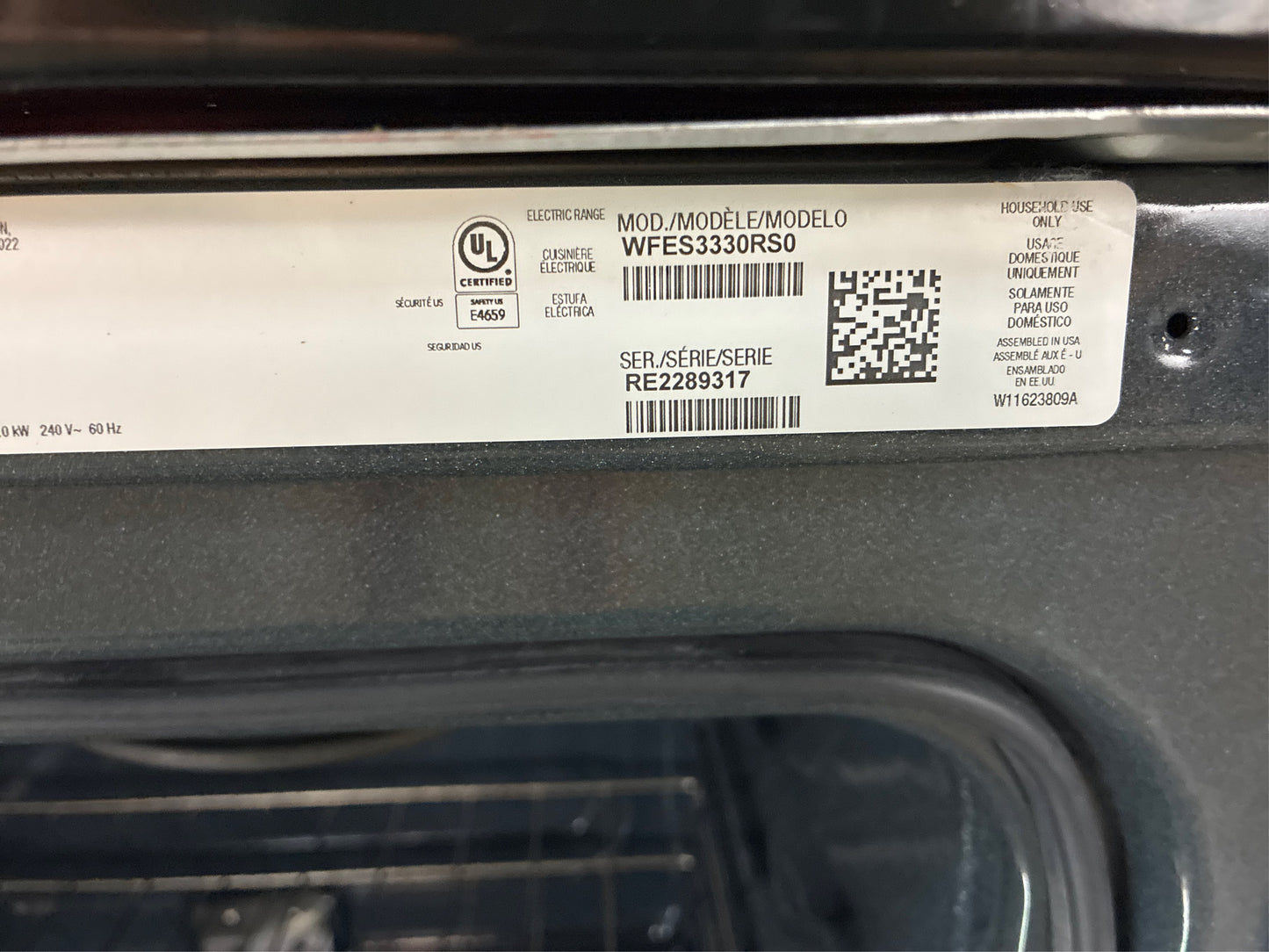 Whirlpool 30 in. 5 Burner Freestanding Electric Range