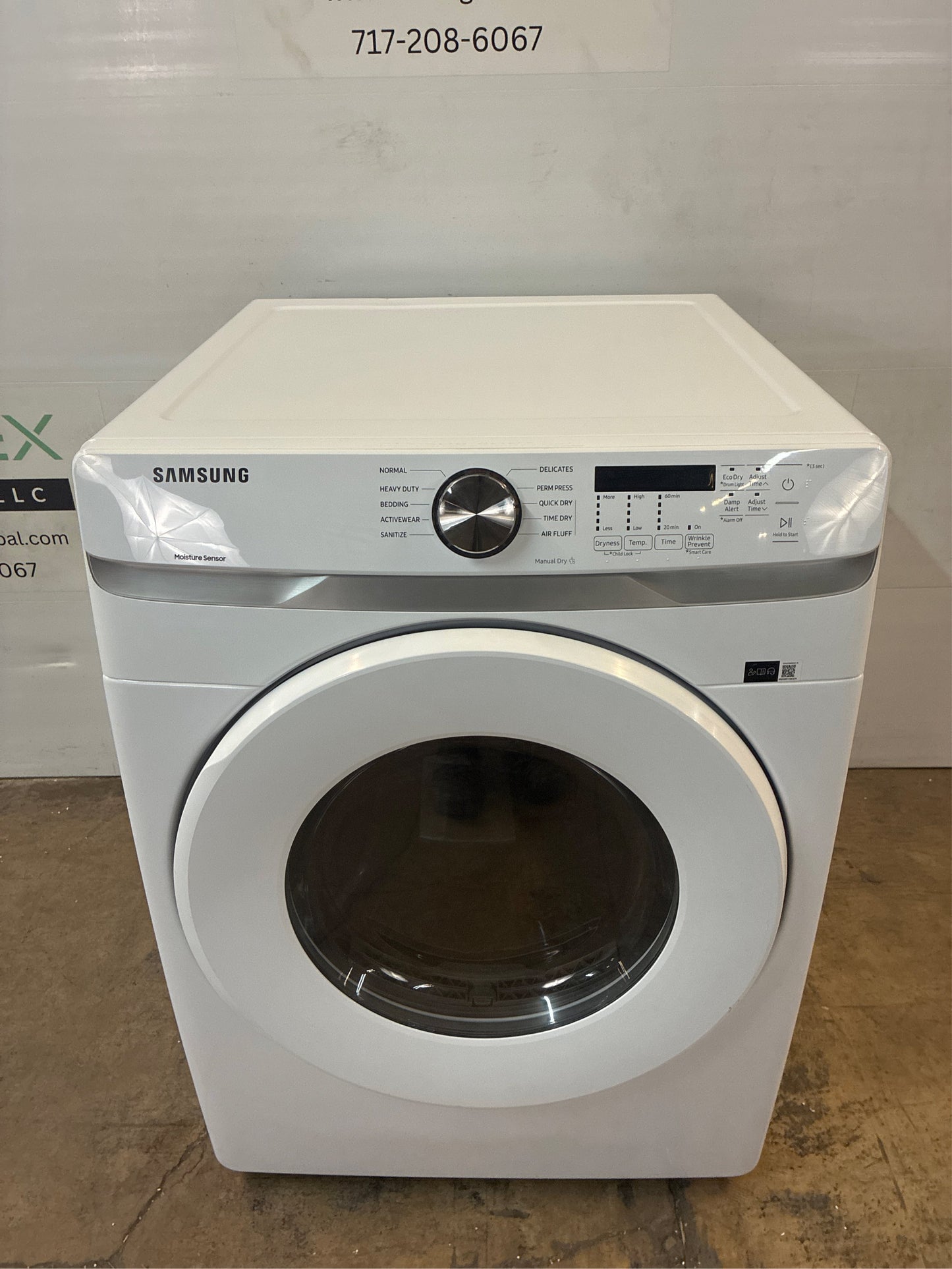 Samsung 7.5 cu ft Stackable Electric Dryer (White)