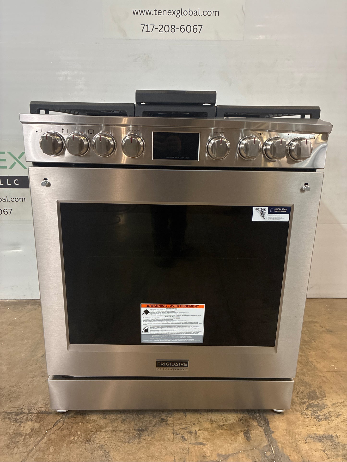 Frigidaire Pro 30" 6B Gas Range w/ Air Fry