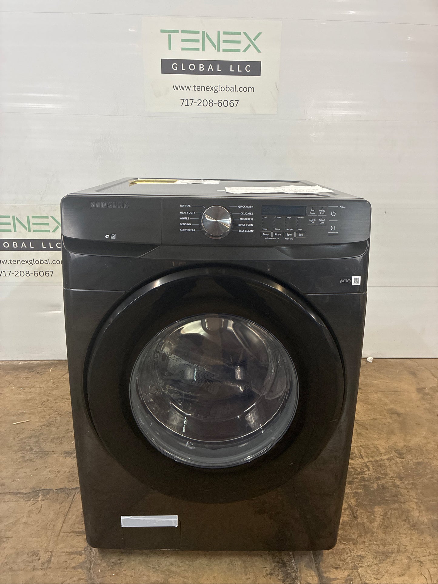 Samsung 4.5 cuft Front-Load Washer, Brushed Black