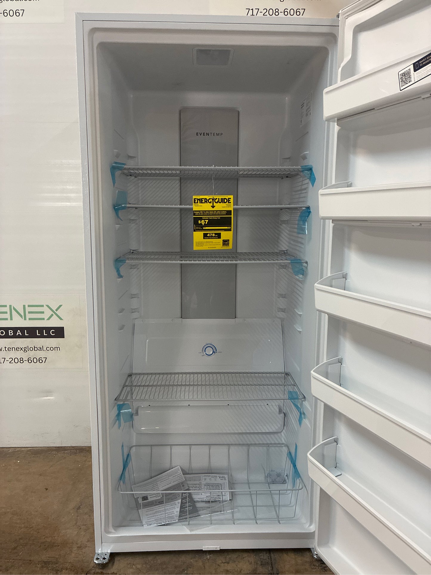 Frigidaire - Upright Freezer, White