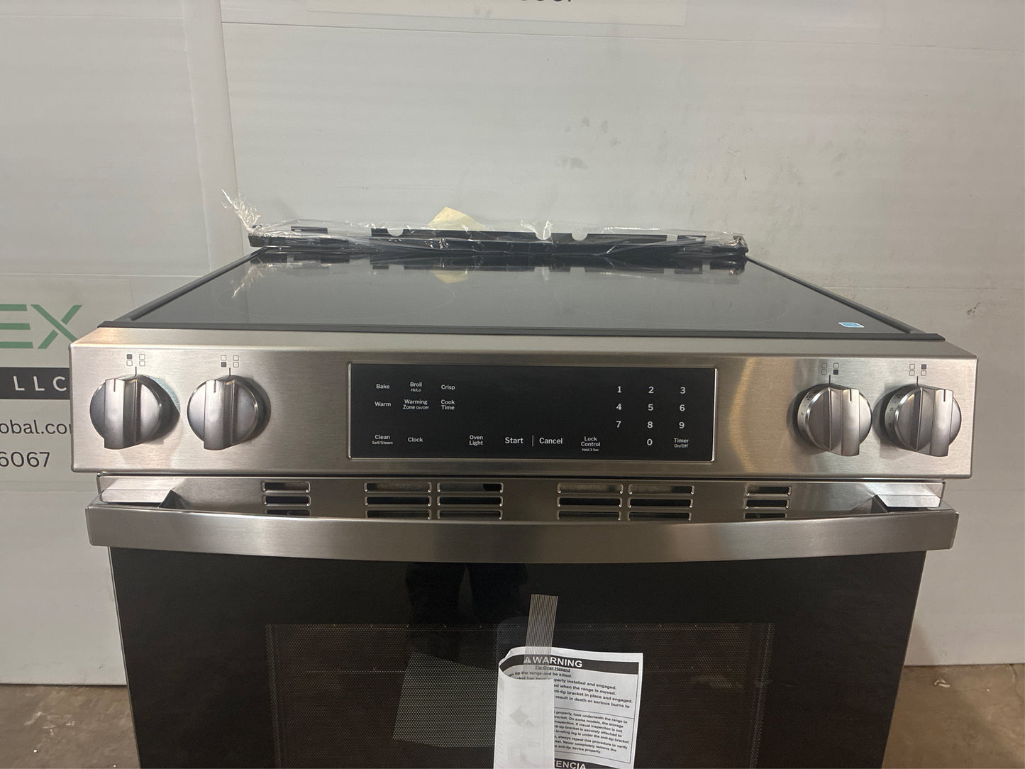 GE 30 in. 5-Burner Electric Slide-In Range