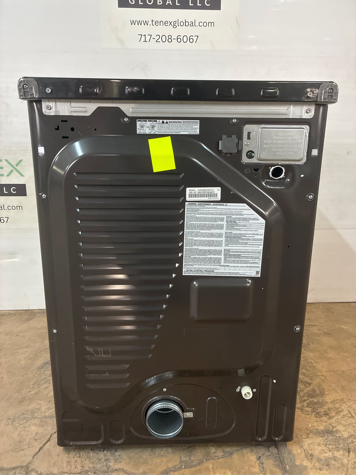 Samsung Smart Electric Dryer, Black