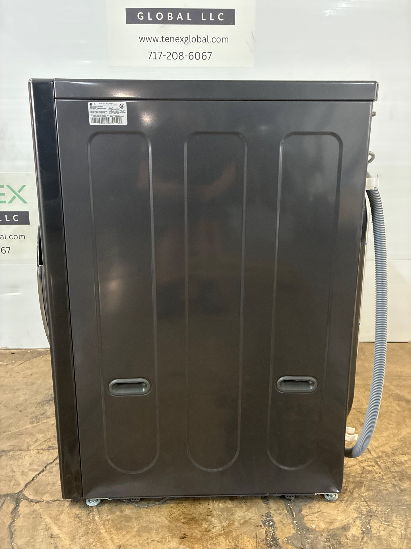 LG 5.0 cu. ft. Black Steel Stackable Front Load Washer