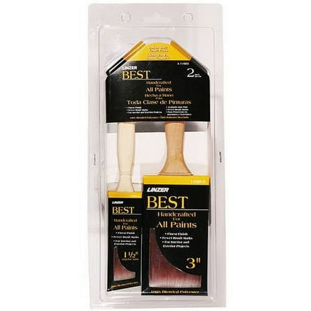 Linzer Pro Round Blended Brush Set, 2 Count