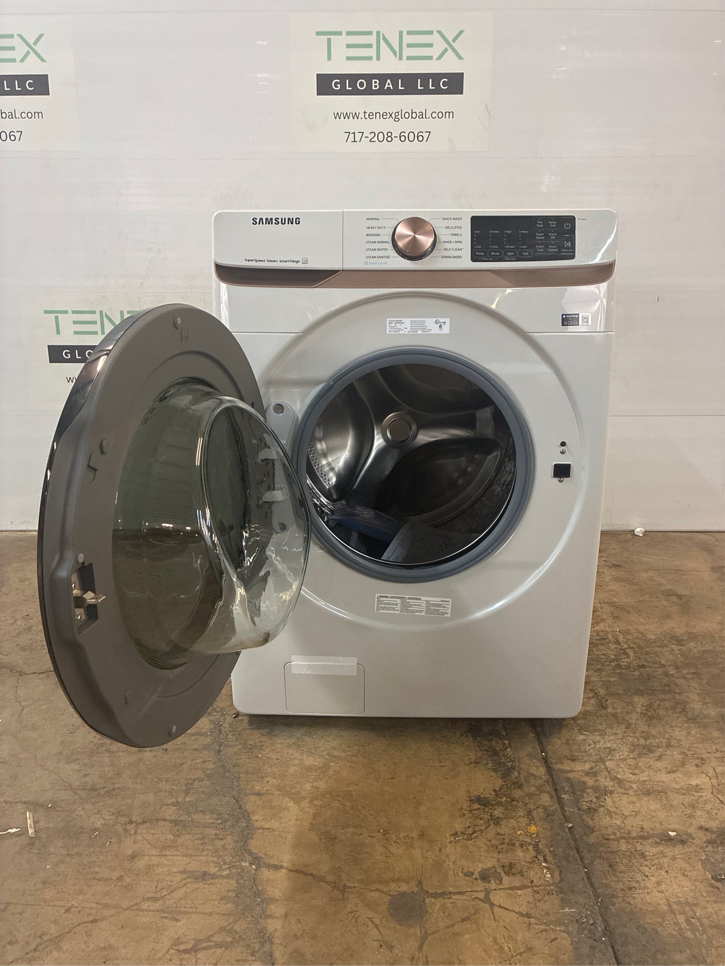 Samsung 5 cu. ft. Smart Front Load Washer, Ivory