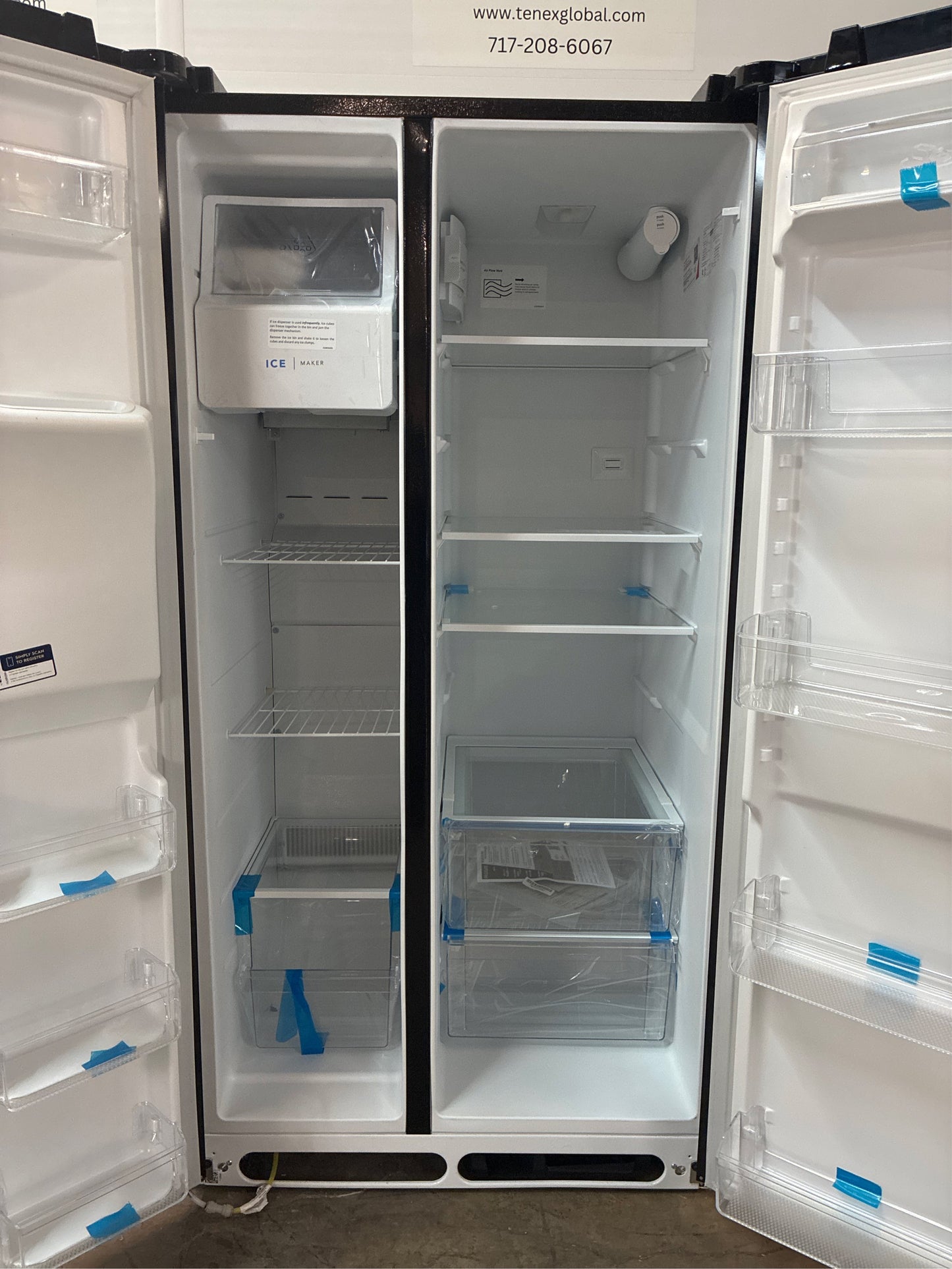 Frigidaire 36 in. Side-by-Side Refrigerator, 25.6 cu ft