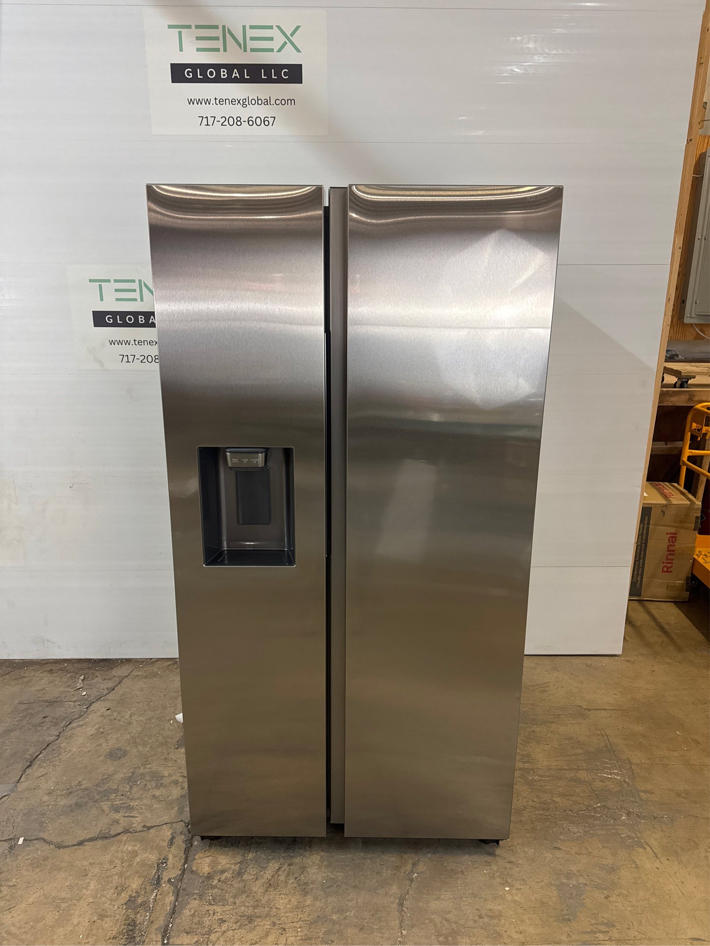 Samsung 36" Side-by-Side Refrigerator, 27.4 cu ft, SS