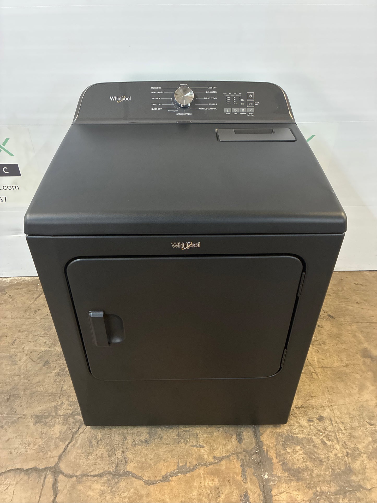 Whirlpool 7.0 cu.ft. Vented Electric Dryer in Volcano Black