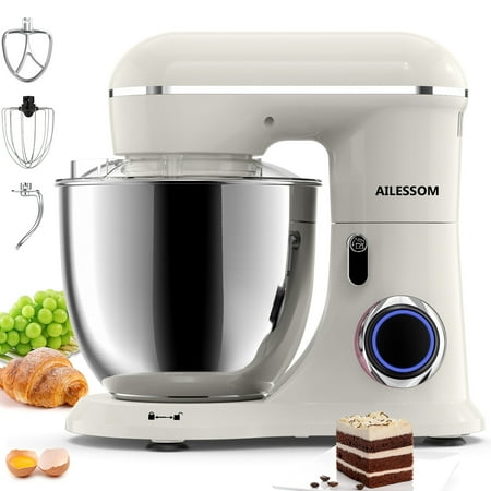AILESSOM 6-QT 10-Speed Tilt-Head Mixer