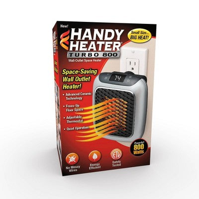 Handy Heater Turbo 800 Wall-Outlet Space Heater