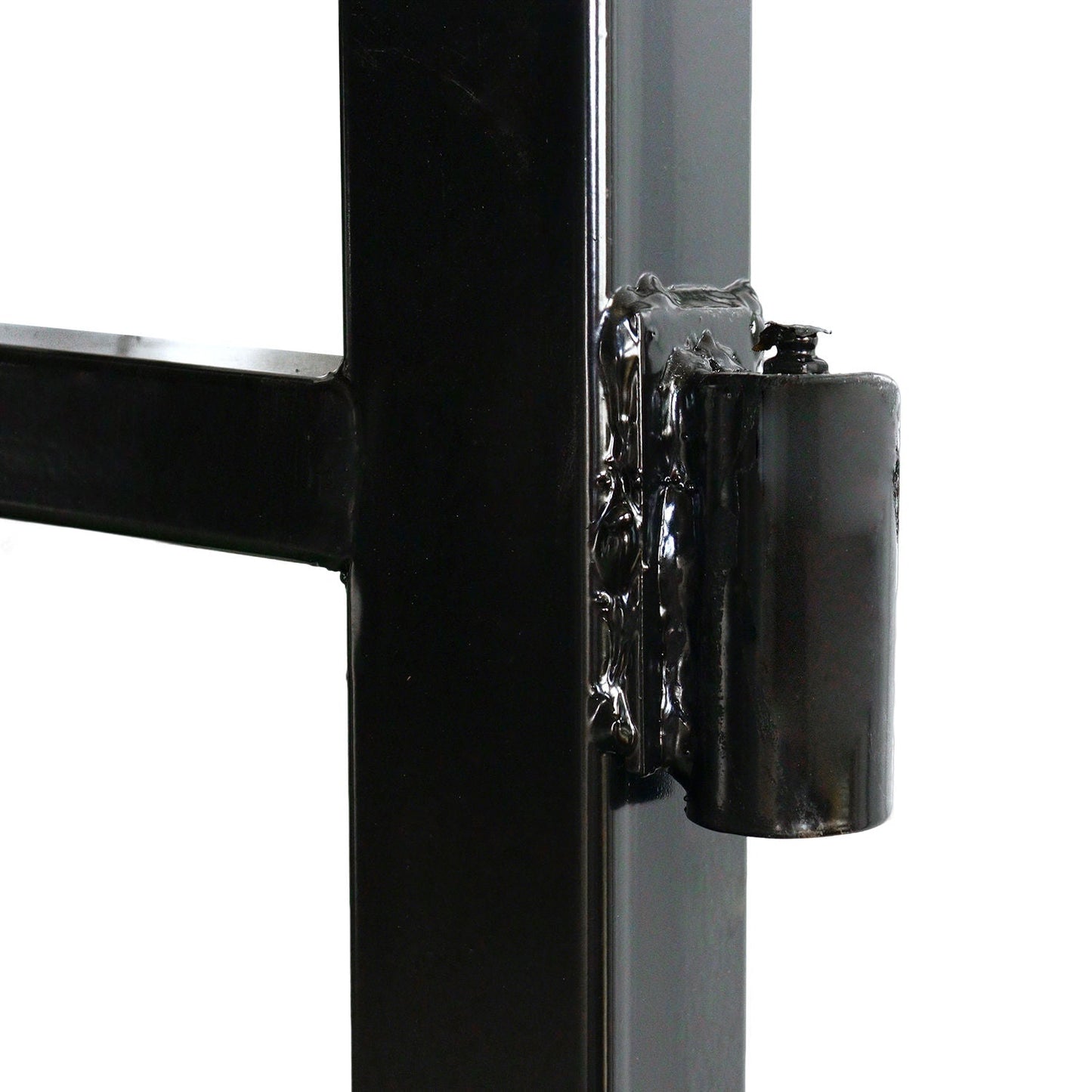 20x8 ft Steel Dual Swing Driveway Gate with Wider Goalposts