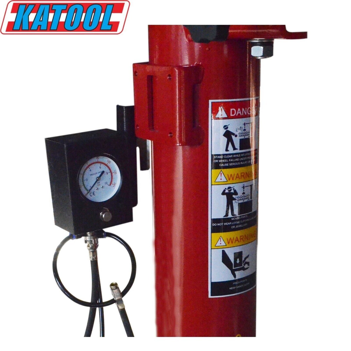 Katool KT-T810 Tire Changer w/ Bead Blaster, Max 24" Rim Clamping