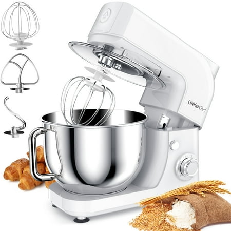 LINKChef Stand Mixer, 5.3QT 800W 6+P Speeds