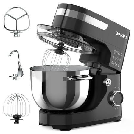WHALL Stand Mixer - 5.5Qt, 12-Speed, Black