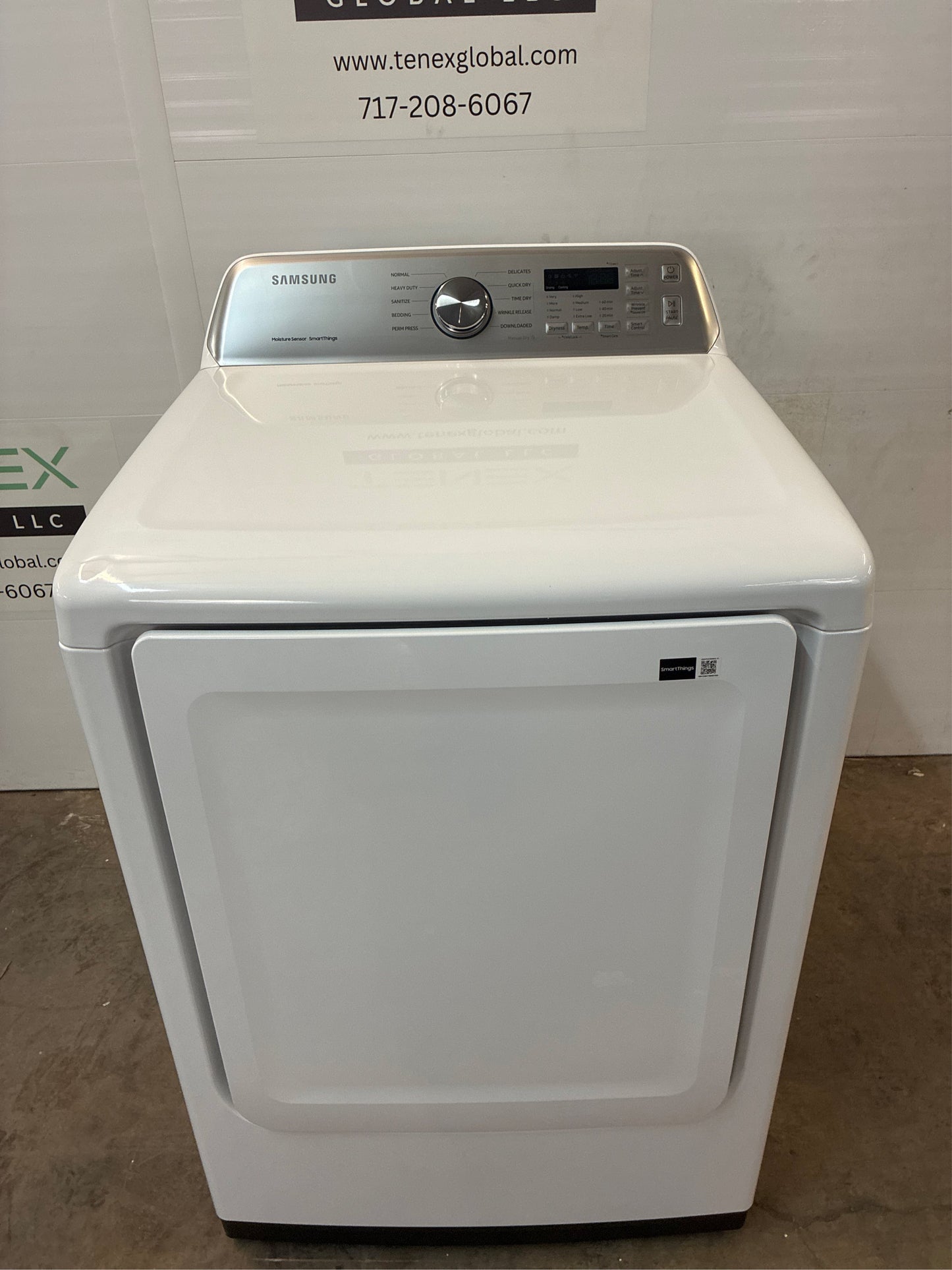 Samsung 7.4 cu. ft. Smart Electric Front Load Dryer White