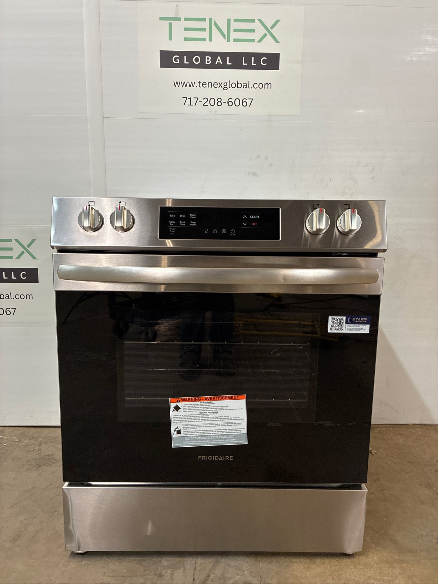Frigidaire 30 in., 5-Burner Slide-In Electric Range SS