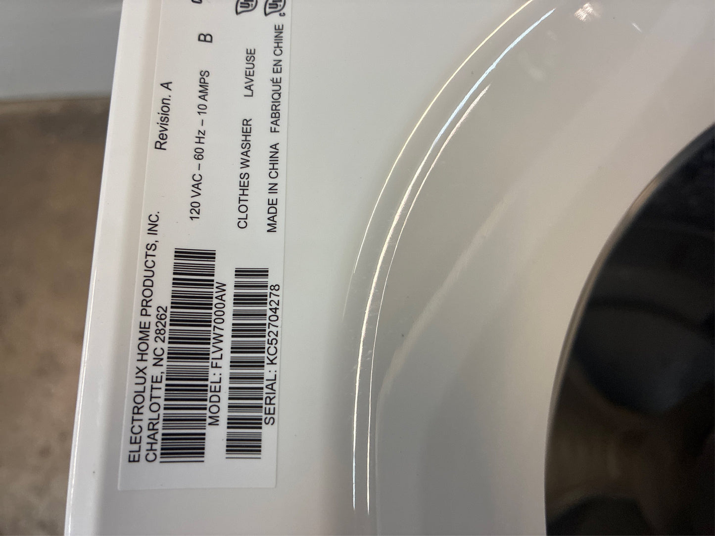 Frigidaire 4.1 Cu. Ft. Top Load Washer in White