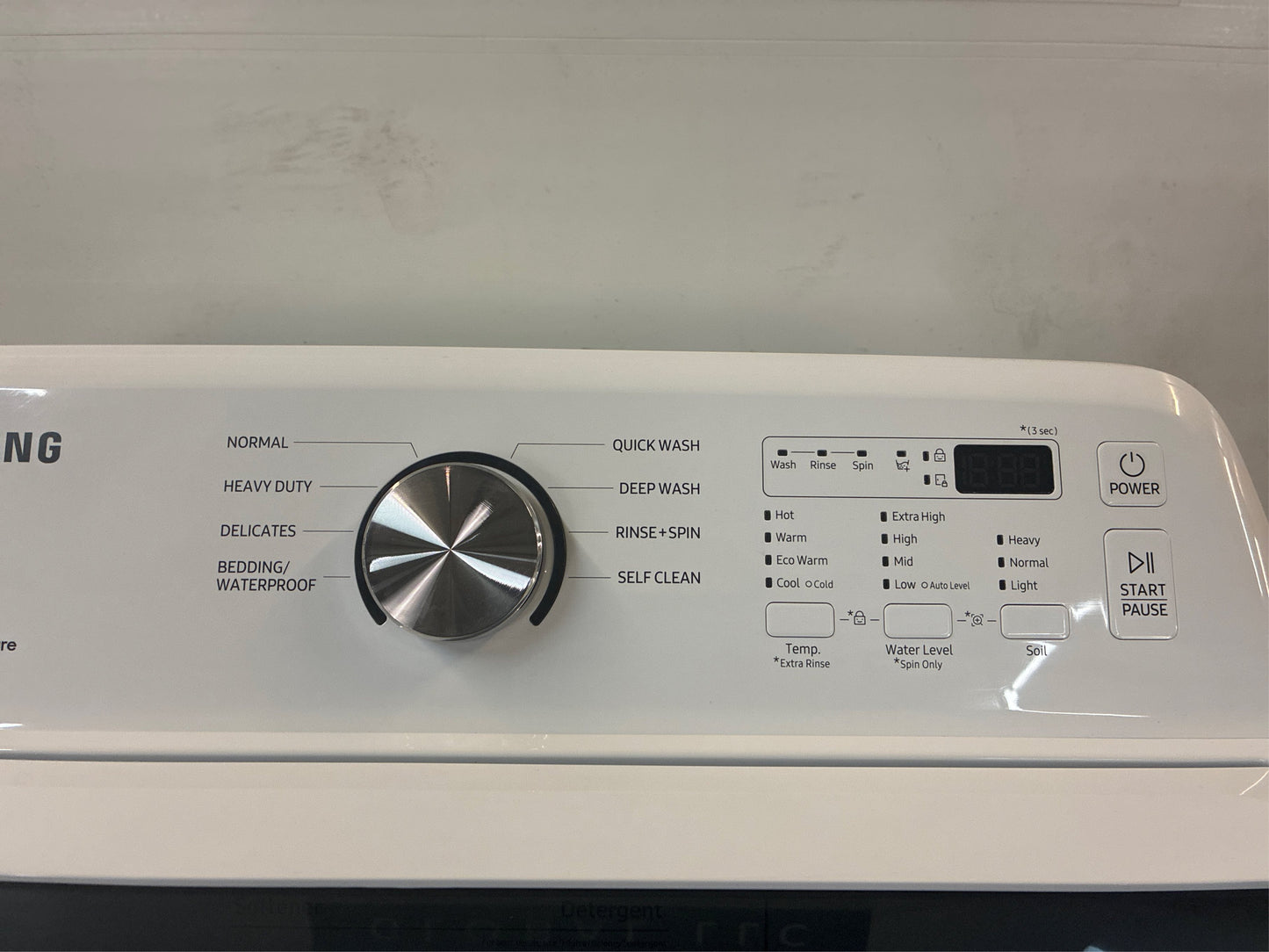 Samsung 4.5 cuft Top Load Washer White
