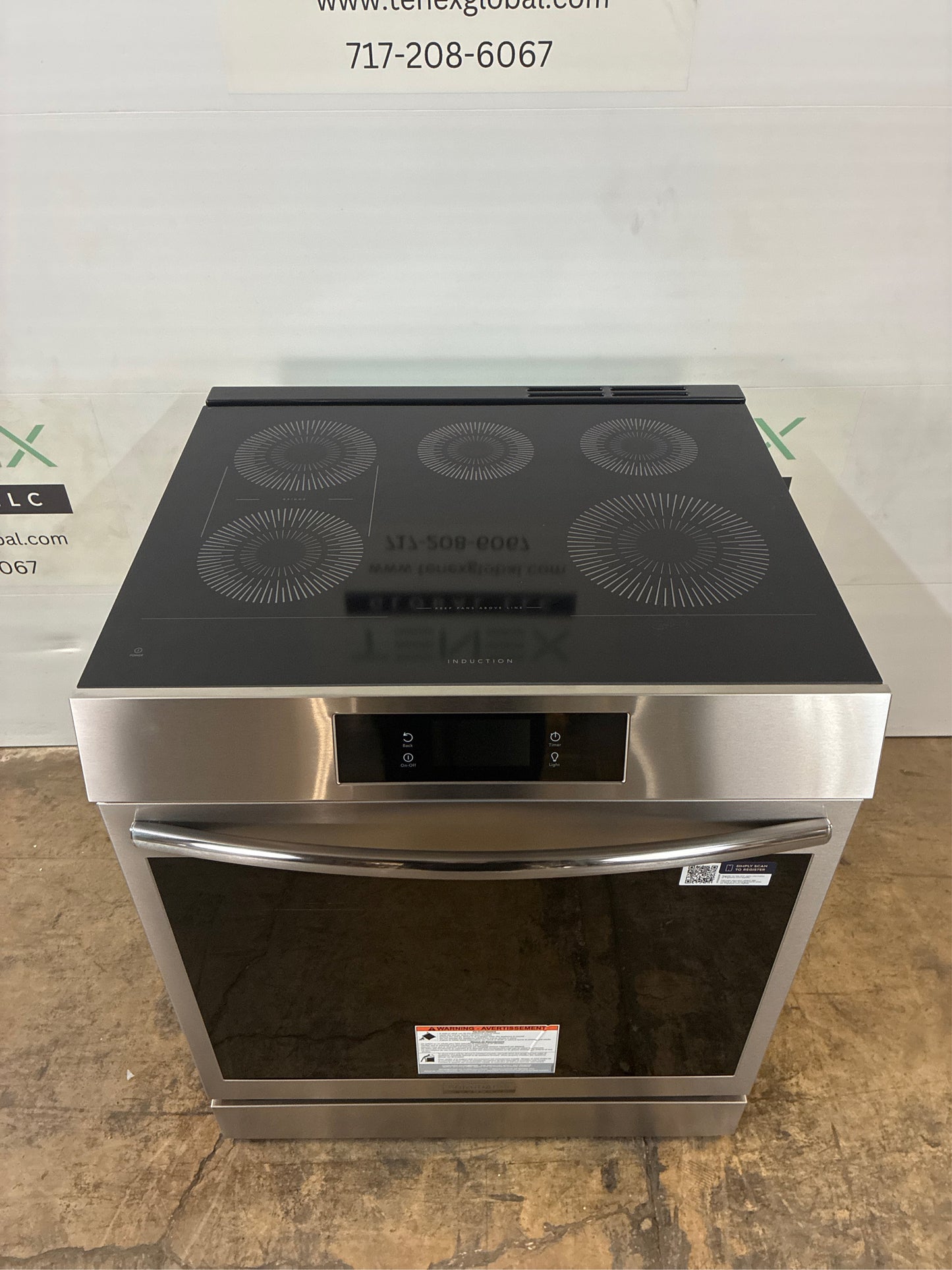 Gallery 30" Induction Range, 6.2 cu ft