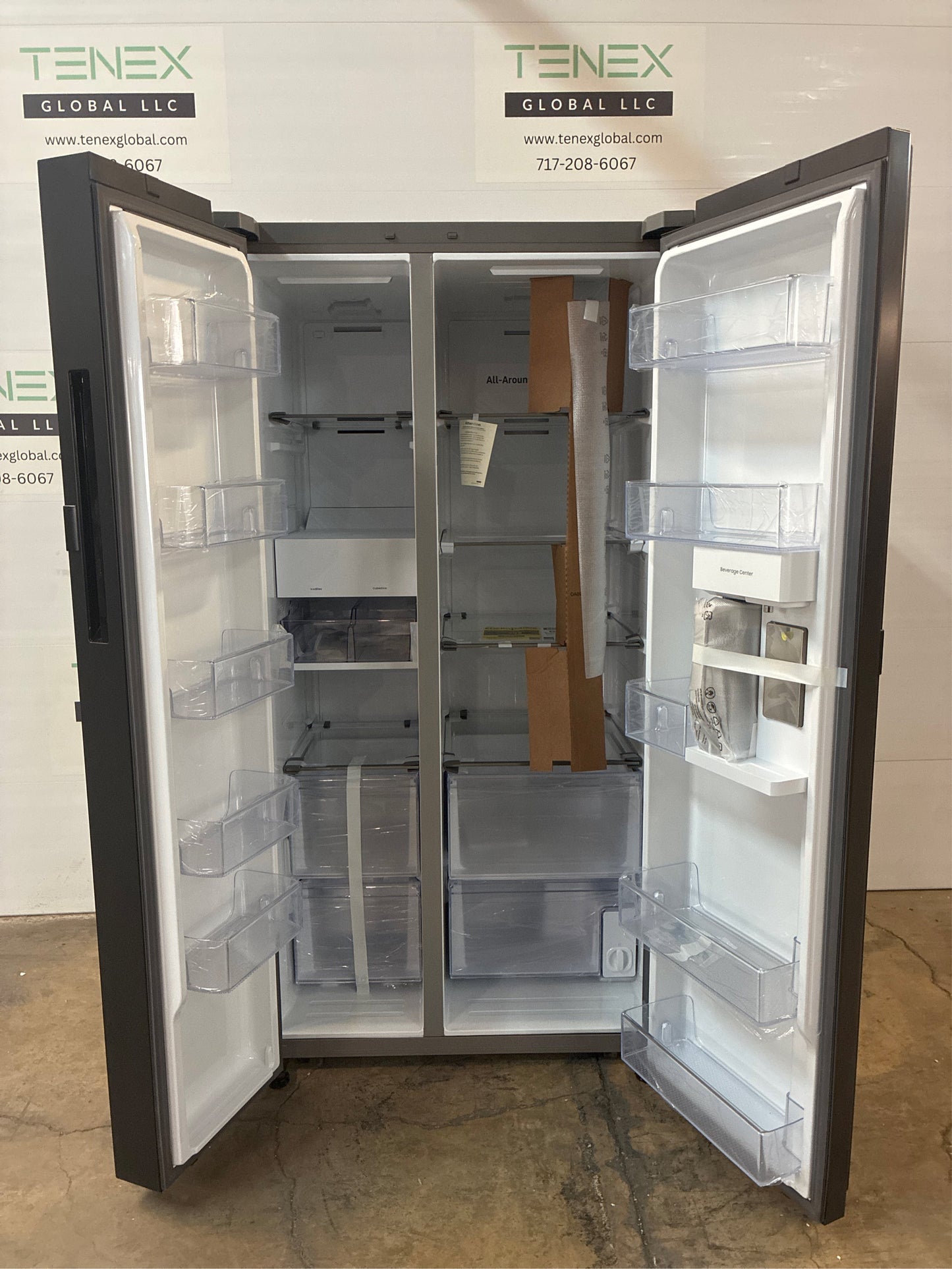 Samsung Bespoke 36" W 28 cu ft SXS Refrigerator White