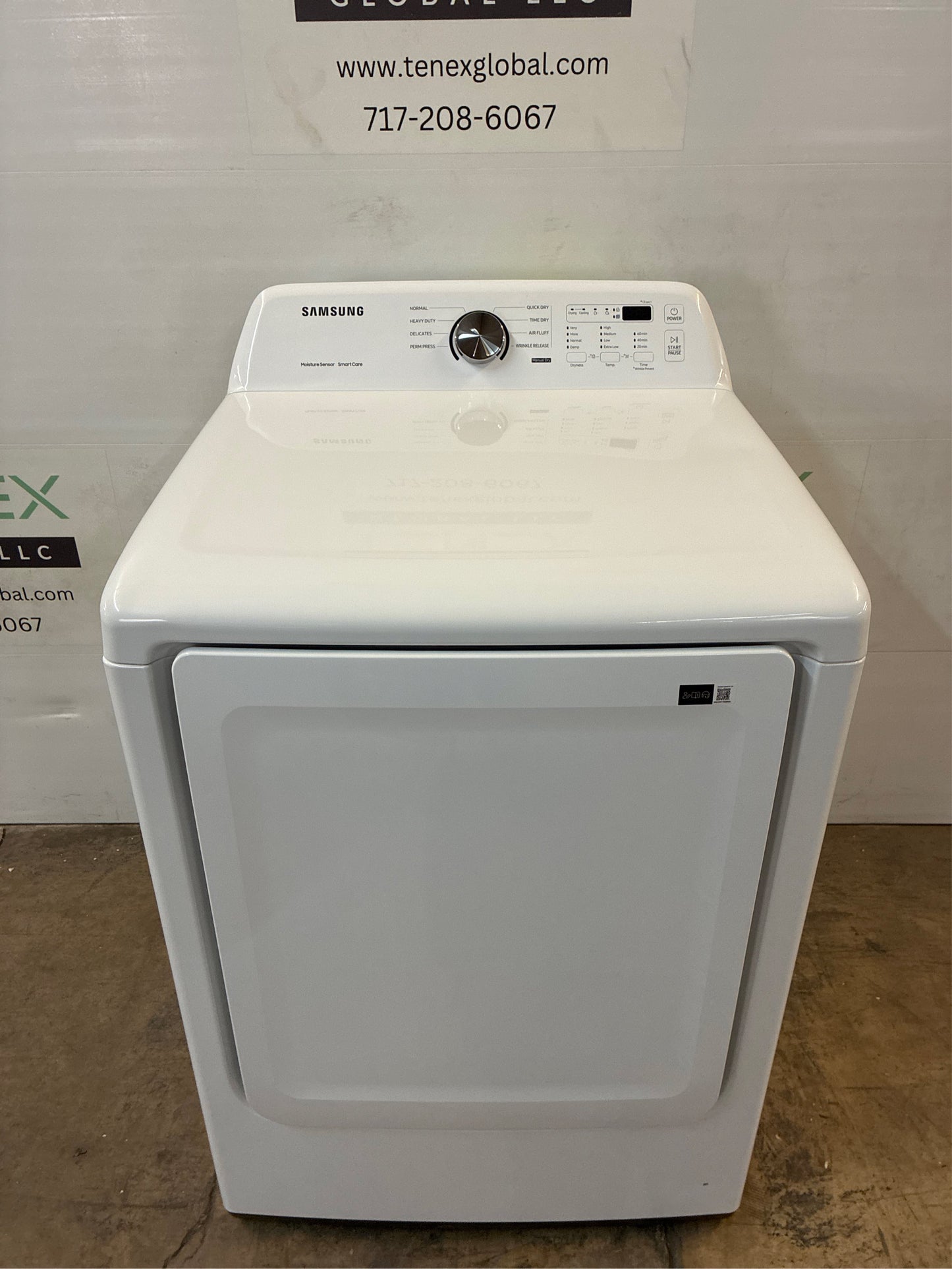 Samsung 7.2 cu. ft. Gas Dryer with Sensor Dry - White