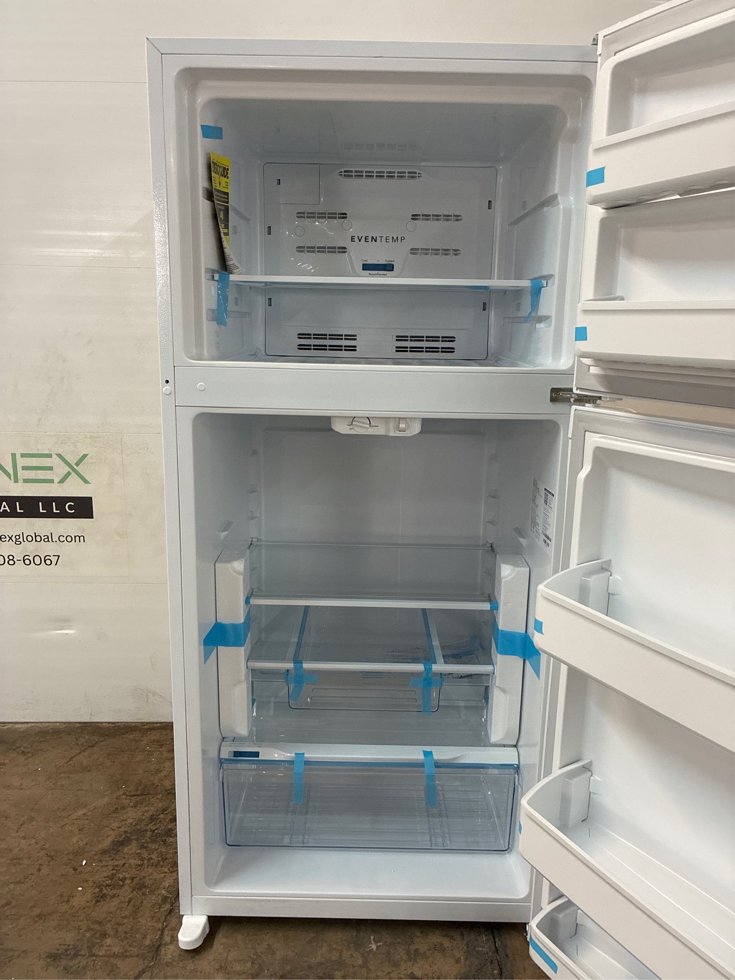 Frigidaire 27.6" Freezer Refrigerator, 13.9 cu ft, White