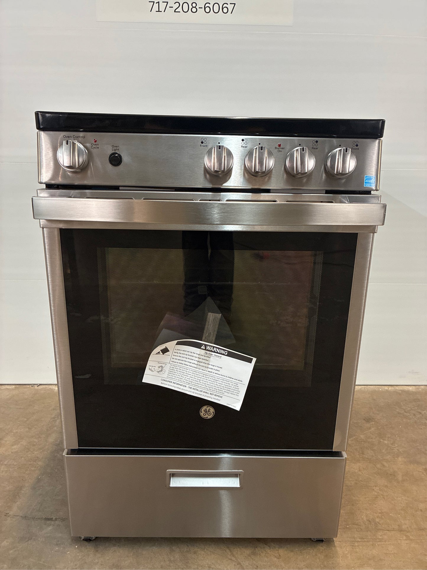 GE 24-in Glass Top Electric Range