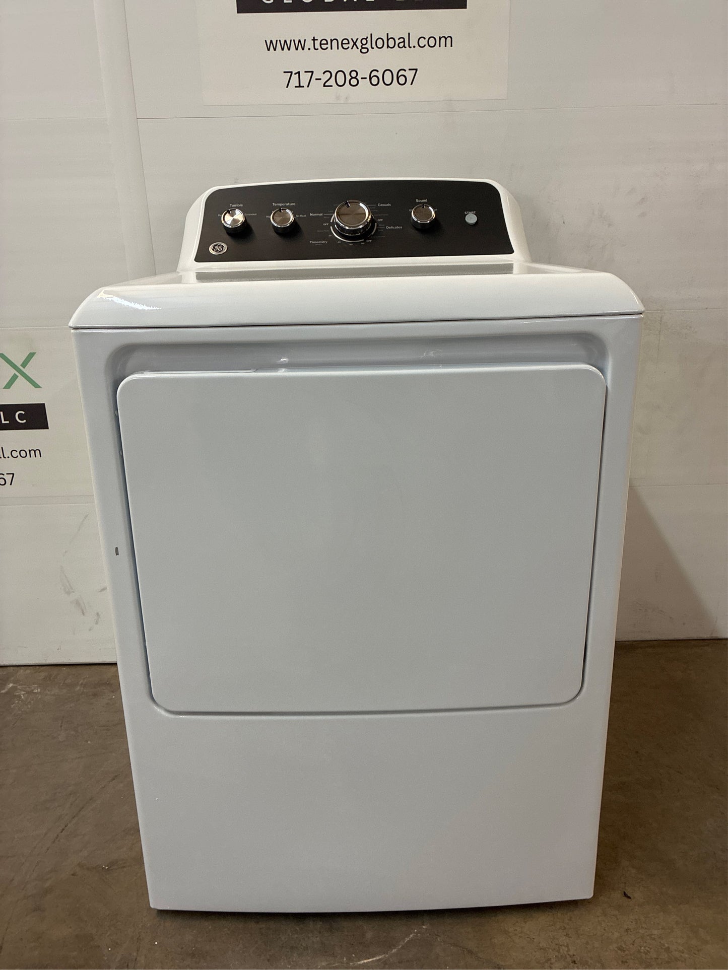 GE 7.2 cu. ft. Vented Electric Dryer, White