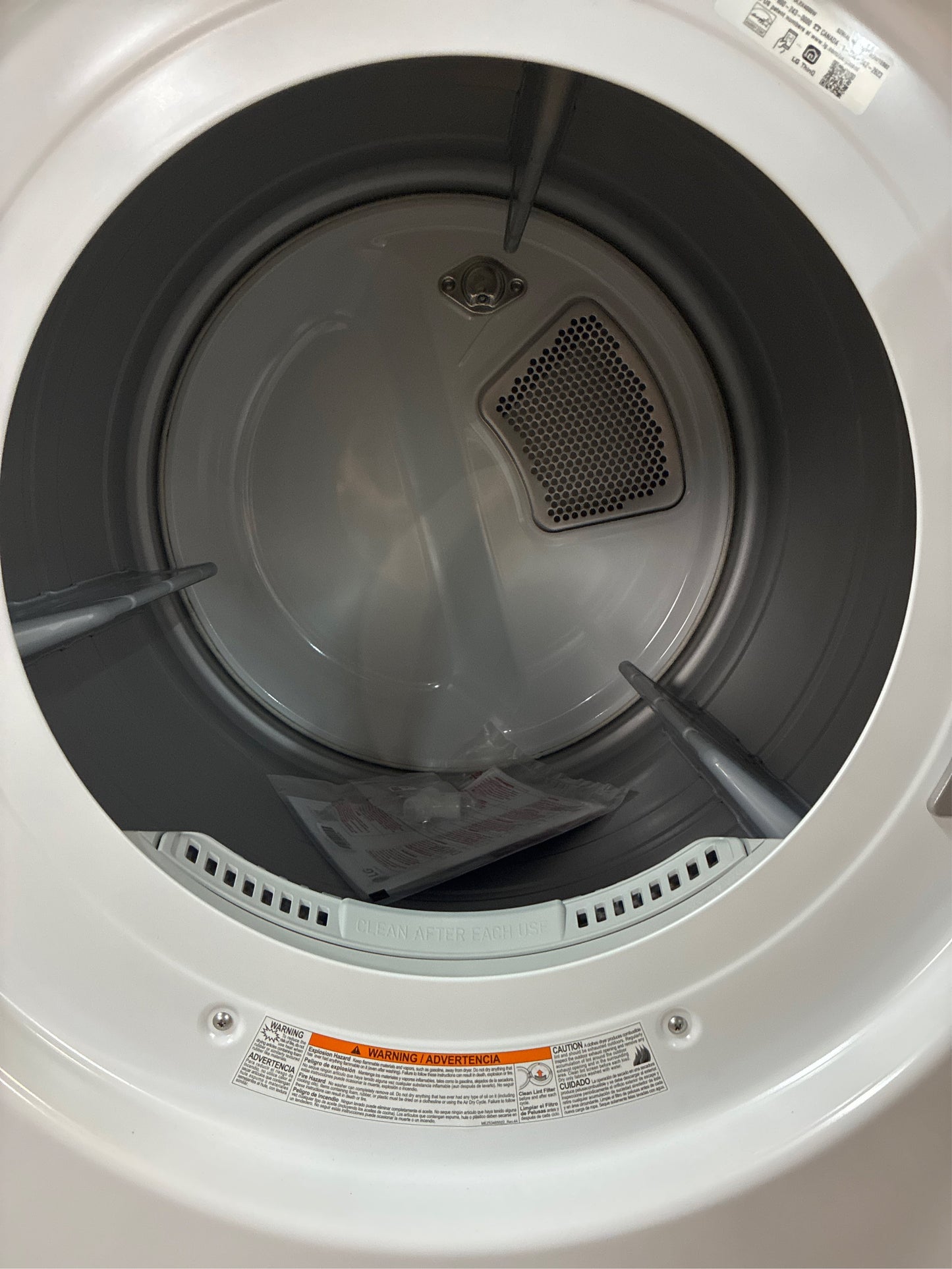 LG 7.4 Cu. Ft. LG Vented Electric Dryer, TurboSteam