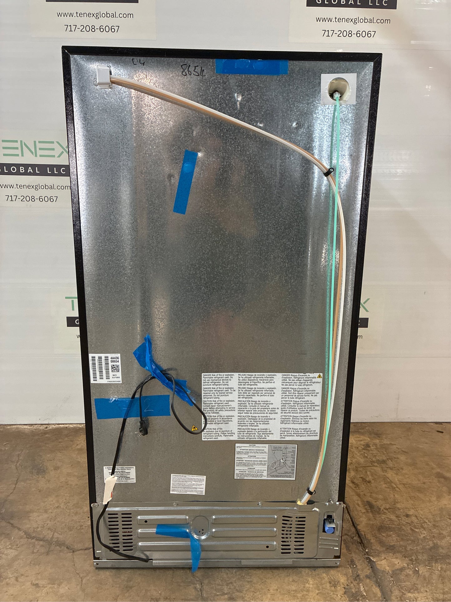 Frigidaire 36 in. 25.6 cu. ft. Side by Side Refrigerator - Black