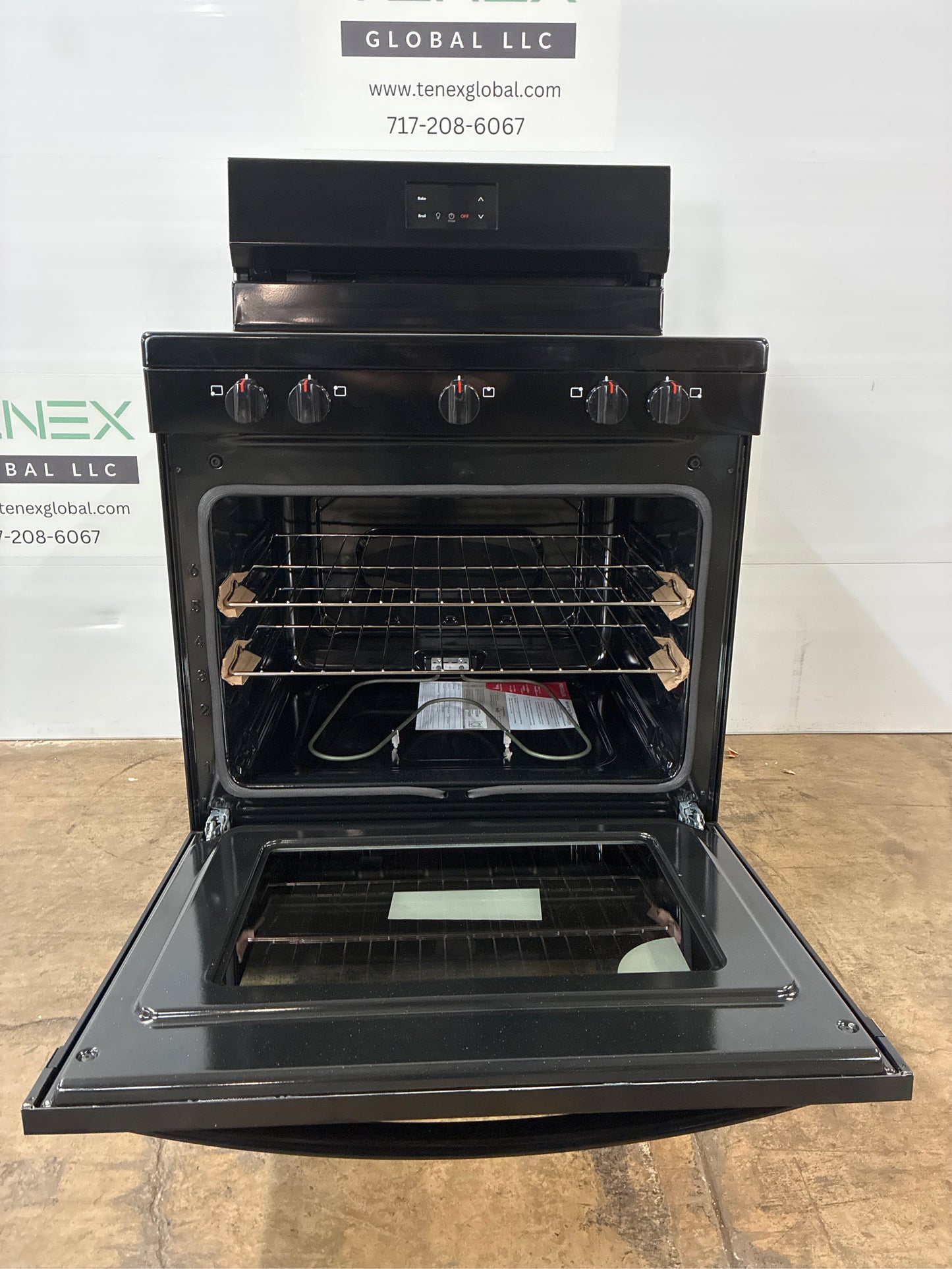 Frigidaire 30-in 5-Burner Range, Black