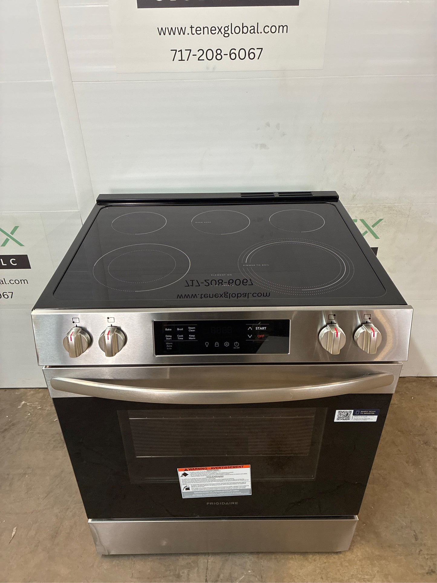 Frigidaire 30 in., 5-Burner Slide-In Electric Range SS