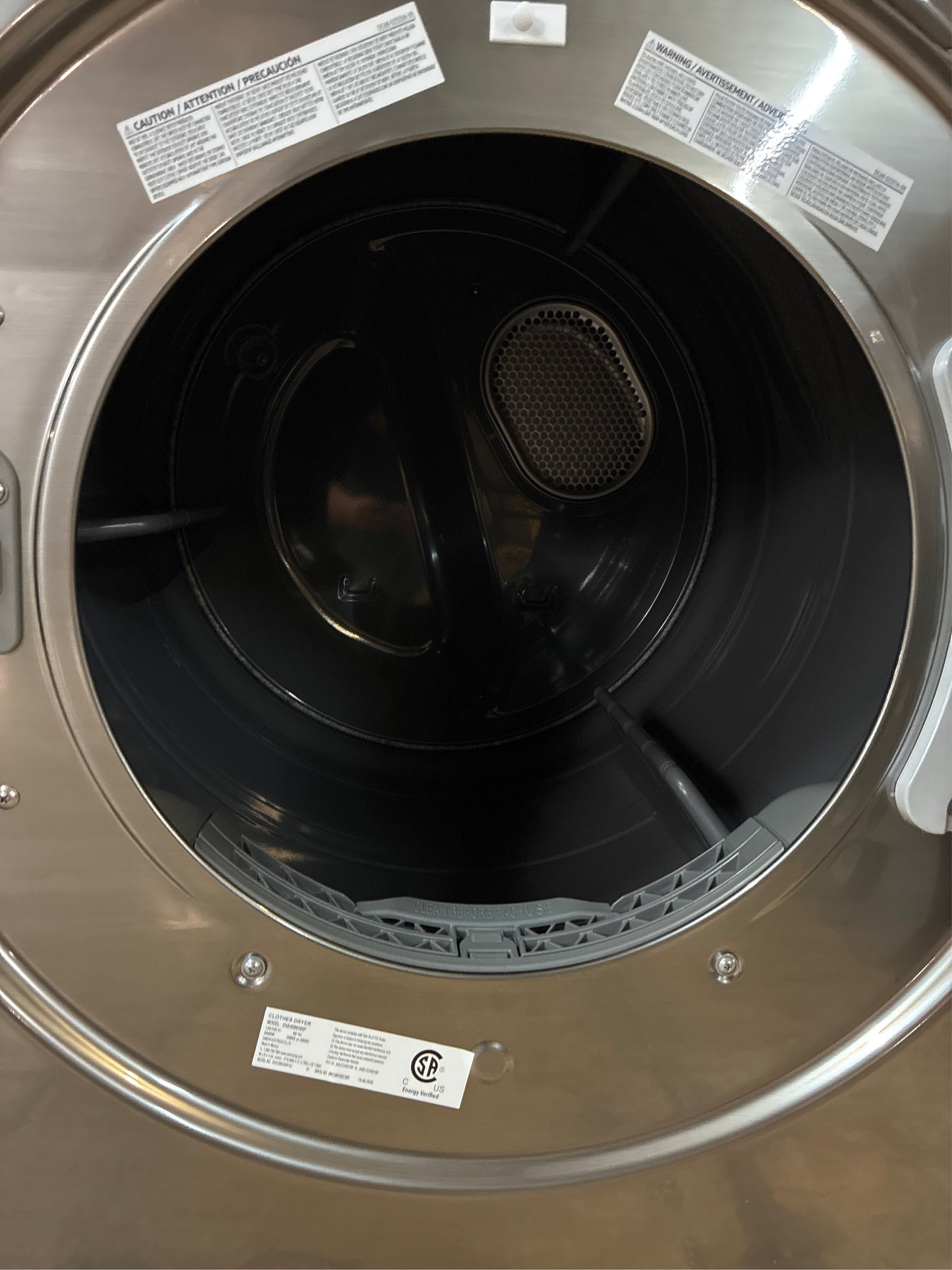 Samsung 7.5 cuft Smart Stackable Electric Dryer with Steam