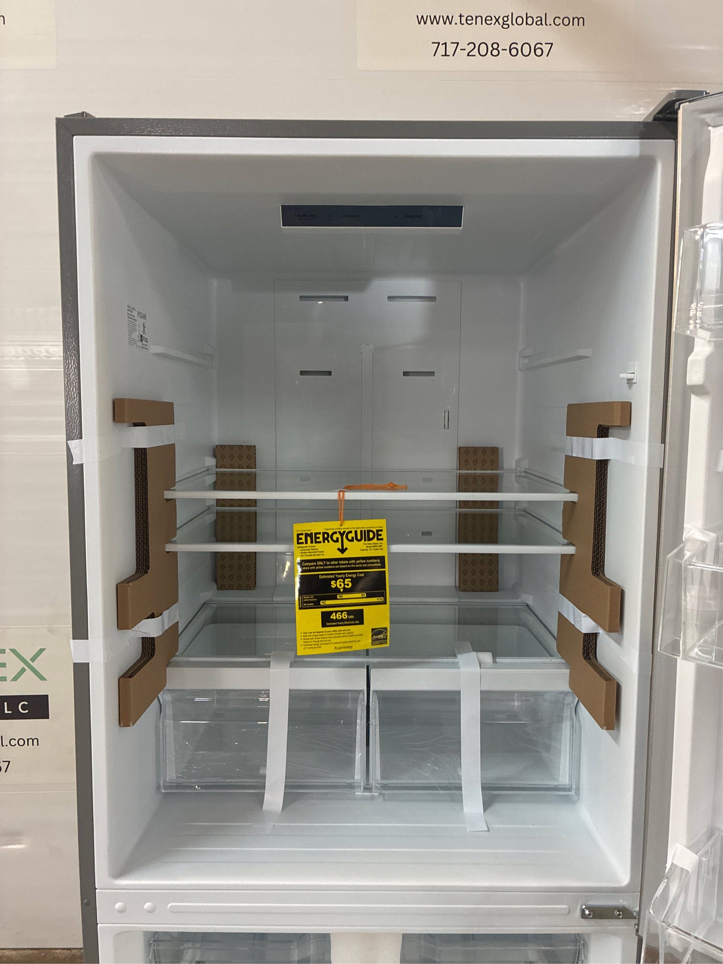 Vissani 18.7 cu. ft. Bottom Freezer Refrigerator
