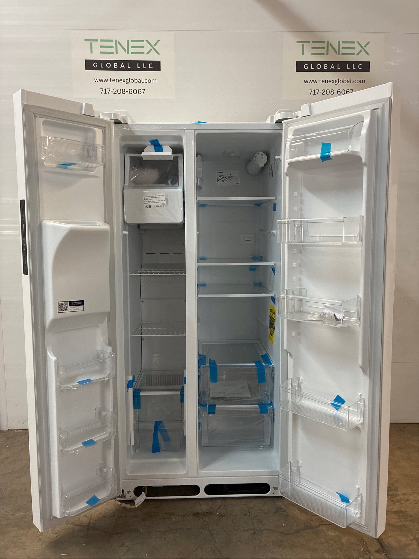Frigidaire 22.3 cu. ft. S by S Refrigerator., 33 White