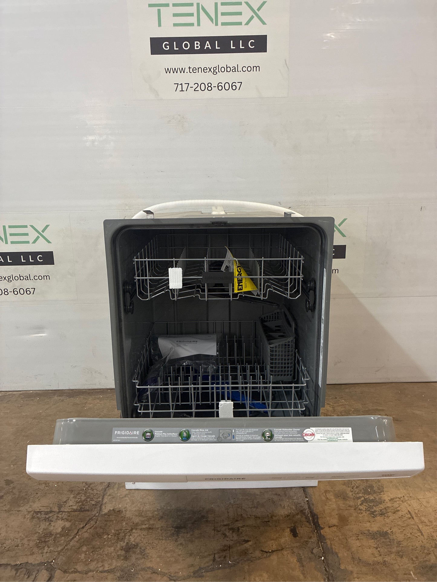 Frigidaire 24" Front Control Built-In Dishwasher, White