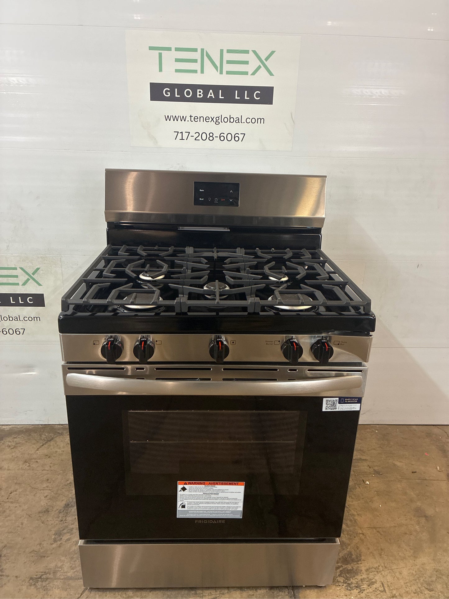 Frigidaire 30-in 5 Burner Gas Range
