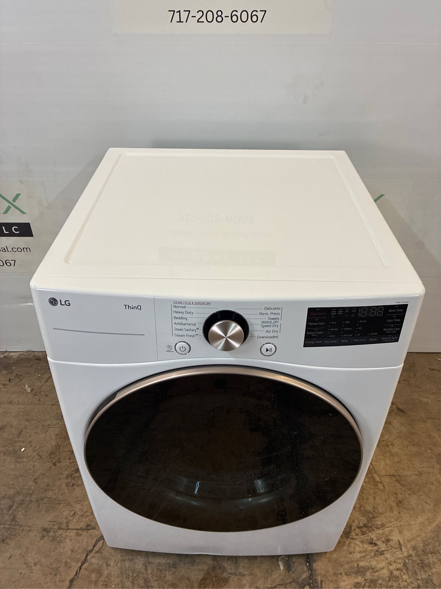 LG 7.4 Cu. Ft. Vented Electric Dryer, White