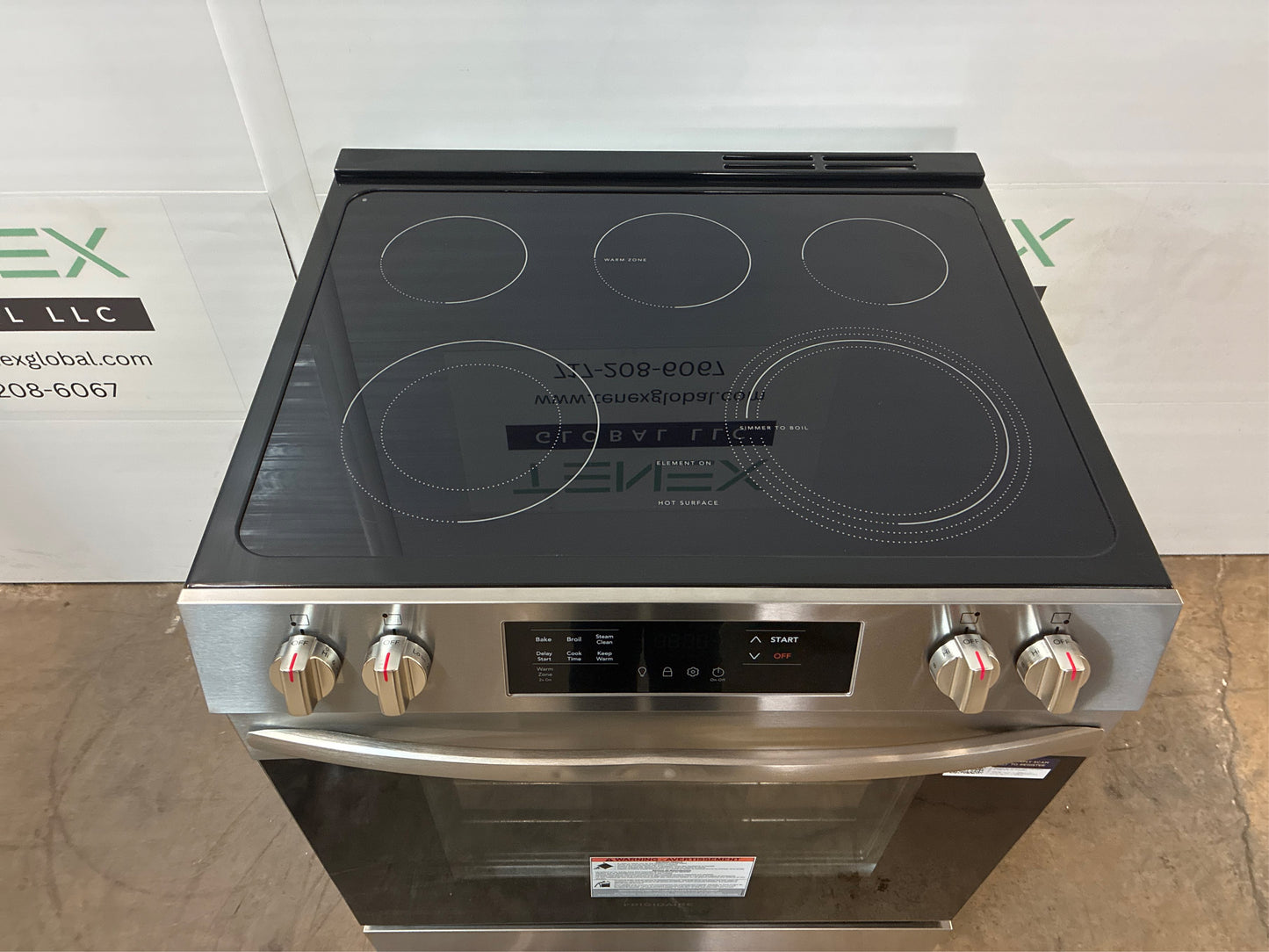 Frigidaire 30 in. 5-Burner Slide-In Electric Range SS